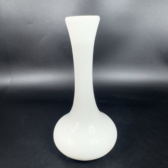 Vintage Coors China Co Inglewood Calif White Pottery Bud Vase Round Bottom VTG - Picture 10 of 11